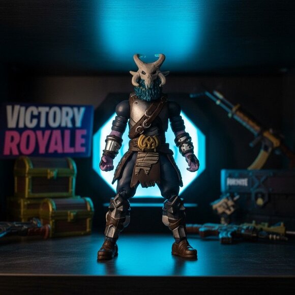 Fortnite Ragnarok Action Figure Collectible By Jazwares 6-Inch Poseable Battle R - Picture 2 of 9